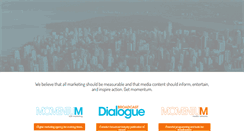 Desktop Screenshot of momentummediamarketing.com